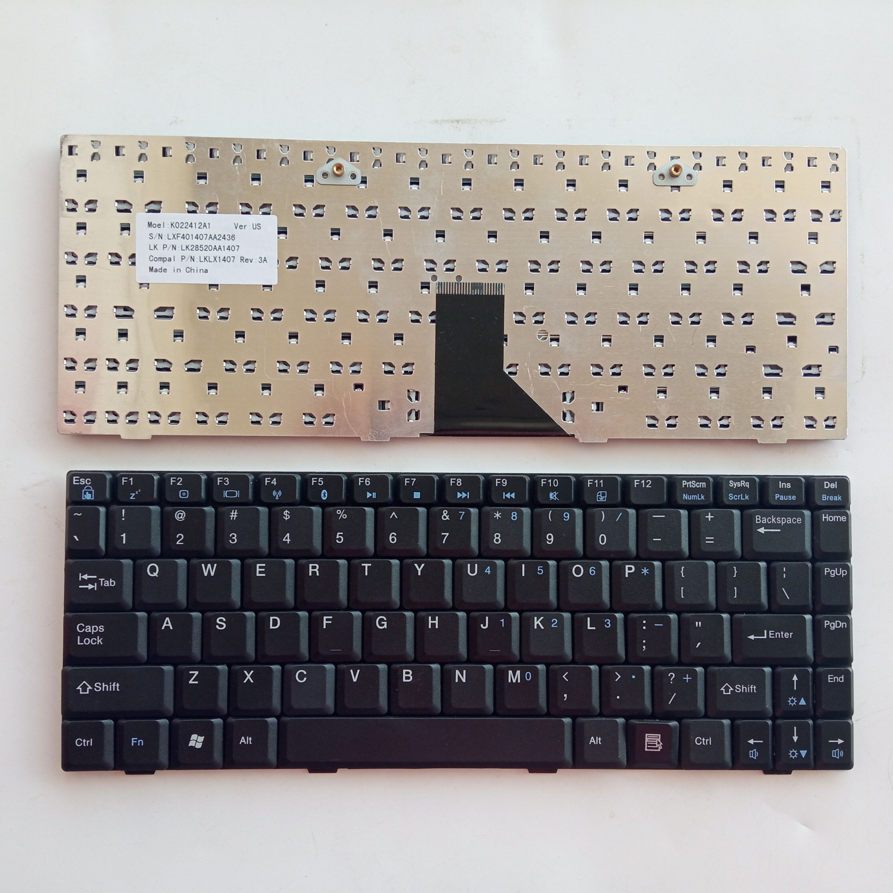 Picture of New Replacement Laptop Keyboard For LENOVO F40 BLACK (OEM) US Layout